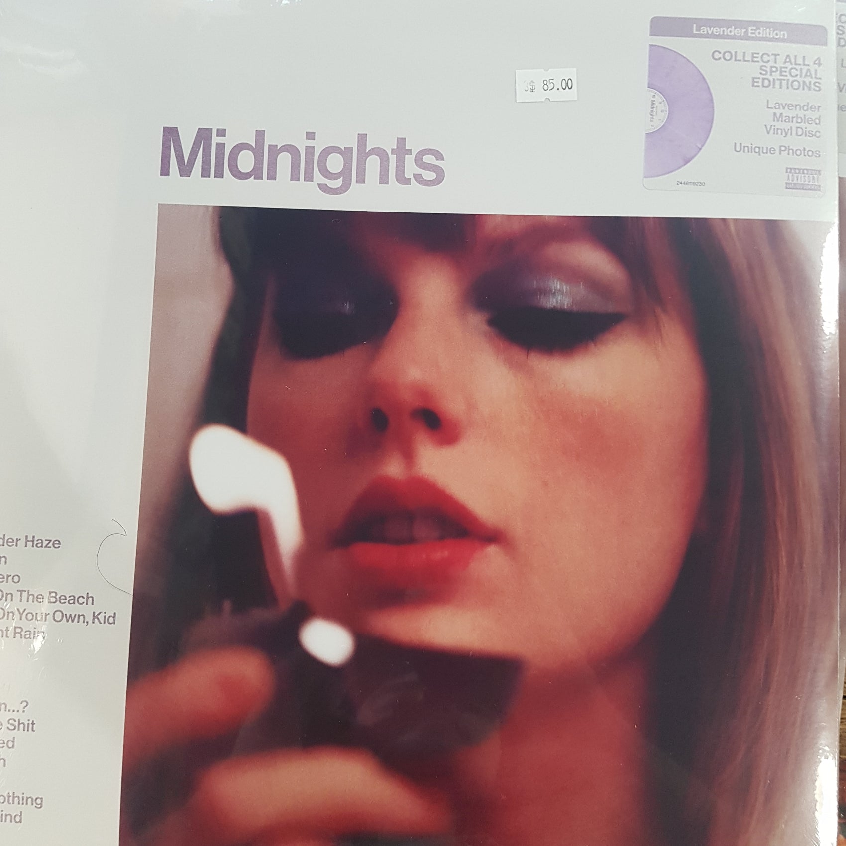 TAYLOR SWIFT - MIDNIGHTS (LAVENDER COLOURED) VINYL