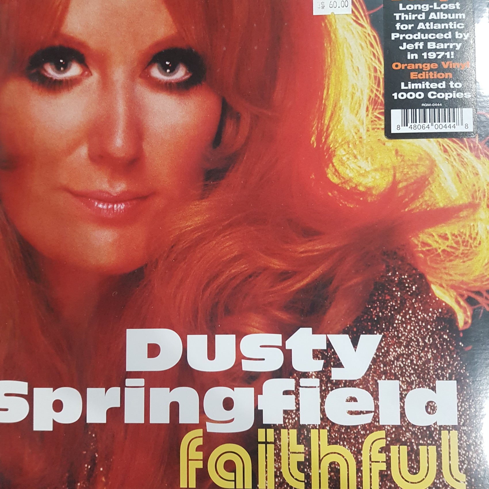 DUSTY SPRINGFIELD -  FAITHFUL (ORANGE COLOURED) INYL
