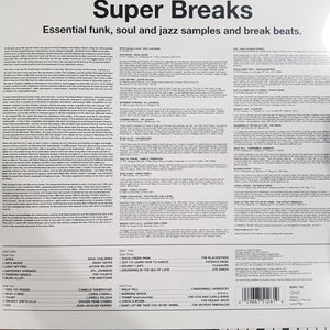 VARIOUS ARTISTS - SUPER BREAKS: ESSENTIAL FUNK, SOUL AND JAZZ SAMPLES & BREAK BEATS VOL. 1 (2LP) VINYL