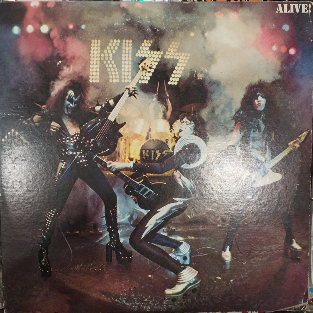 KISS - ALIVE! (USED VINYL 1977 JAPAN 2LP EX+ EX)