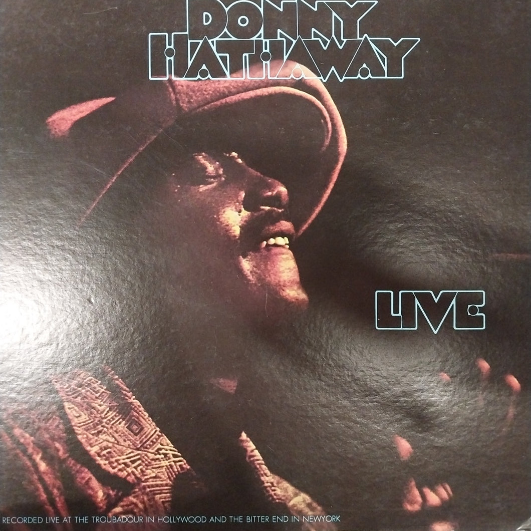 DONNY HATHAWAY - LIVE (USED VINYL 1972 JAPAN EX+ EX)