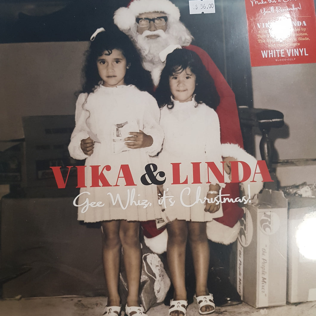 VIKA AND LINDA - GEE WHIZ, ITS CHISTMAS (WHITE COLOURED) VINYL