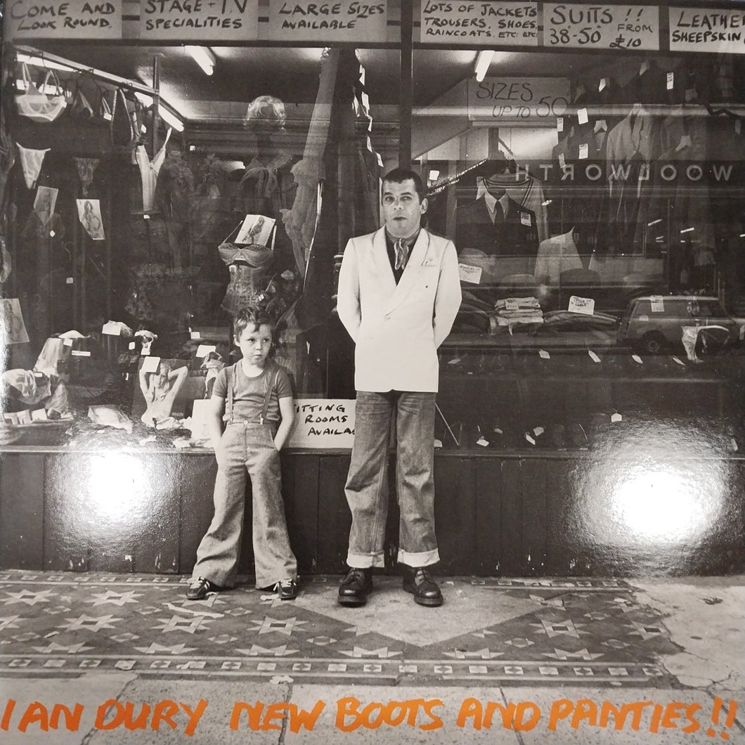 IAN DURY - NEW BOOTS AND PANTIES (USED VINYL 1986 U.K. M- M-)
