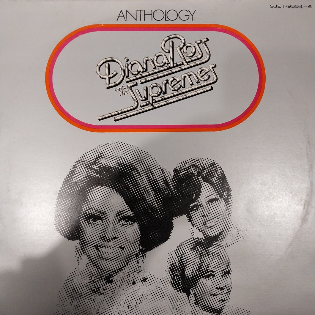 DIANA ROSS AND THE SUPREMES - ANTHOLOGY (USED VINYL 1974 JAPAN 3LP EX+/EX/EX EX)