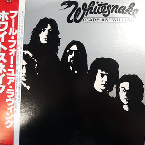 WHITESNAKE - READY AN' WILLING (USED VINYL 1980 JAPANESE M-/EX+)
