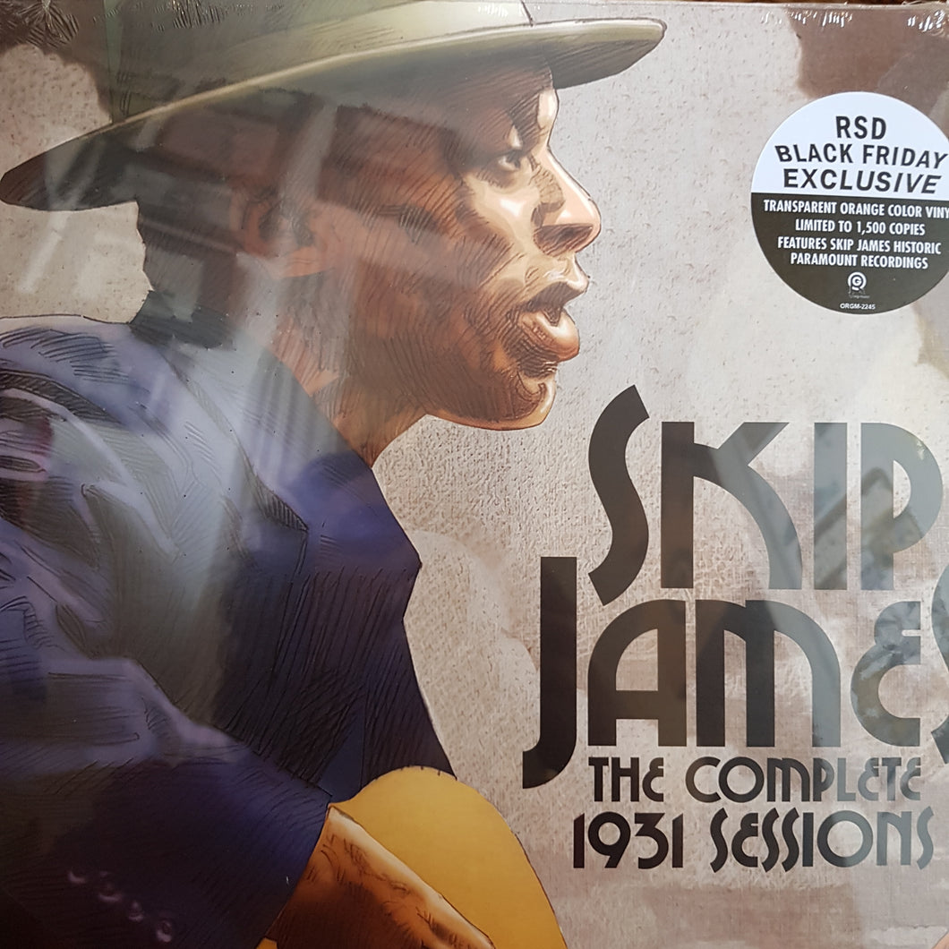 SKIP JAMES - THE COMPLETE 1931 SESSIONS VINYL (ORANGE COLOURED) BLACK FRIDAY RSD 2022