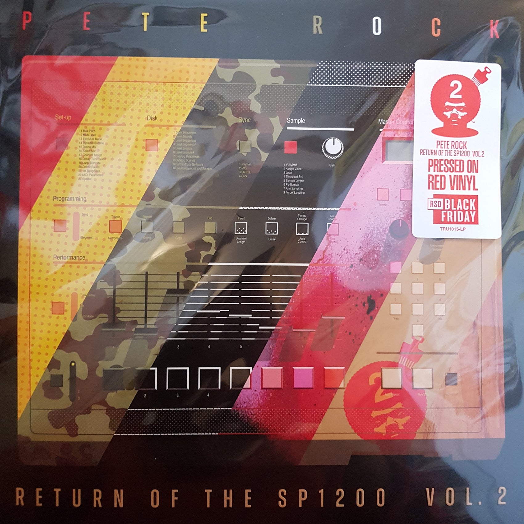PETE ROCK - RETURN OF THE SP1200 VOL 2 VINYL (RED COLOURED) BLACK FRIDAY RSD 2022