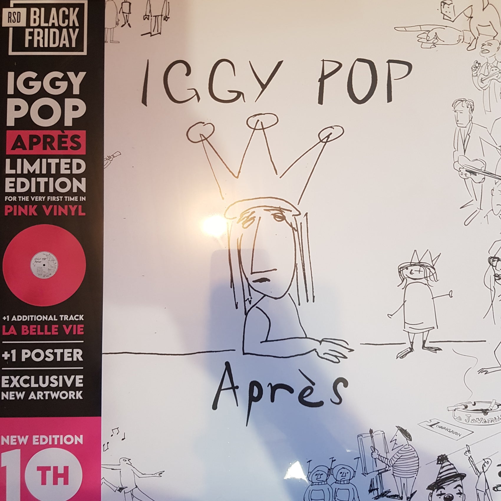 IGGY POP - APRES (PINK COLOURED) VINYL BLACK FRIDAY RSD 2022