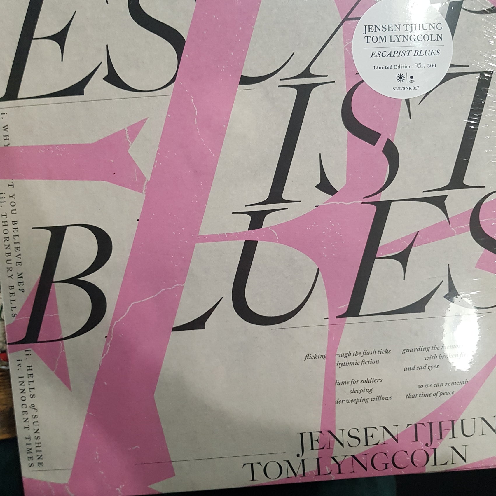 JENSEN TJHUNG AND TOM LYNGCOLN - ESCAPIST BLUES VINYL