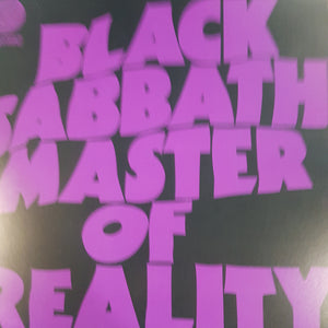 BLACK SABBATH - MASTER OF REALITY (USED VINYL 2009 EUROPE EX+/M-)