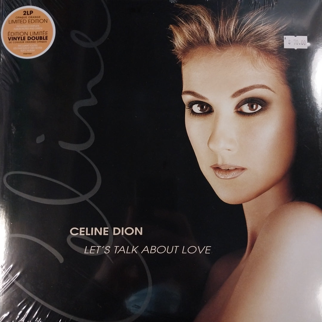 CELINE DION - LETS TALK ABOUT LOVE (ORANGE COLOURED) VINYL