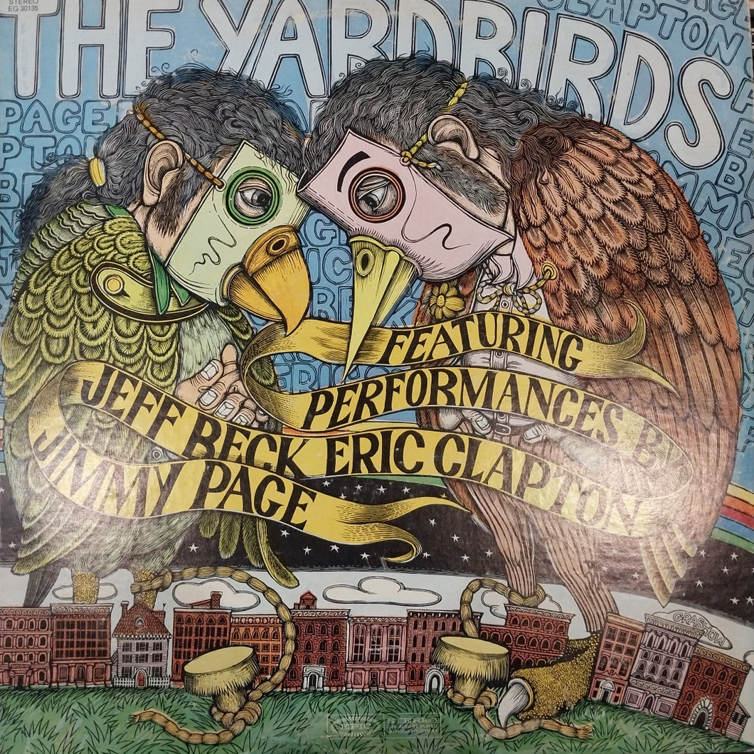 YARDBIRDS - FEATURING PERFORMANCES BY JEFF BECK, ERIC CLAPTON AND JIMMY PAGE (USED VINYL 1970 U.S. 2LP M-/EX+ COVER EX+)