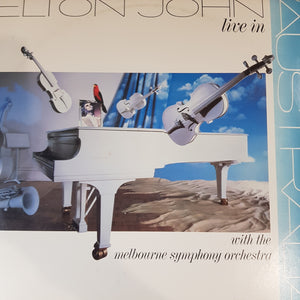 ELTON JOHN - LIVE IN AUSTRALIA (2LP) (USED VINYL 1987 US EX+/EX)