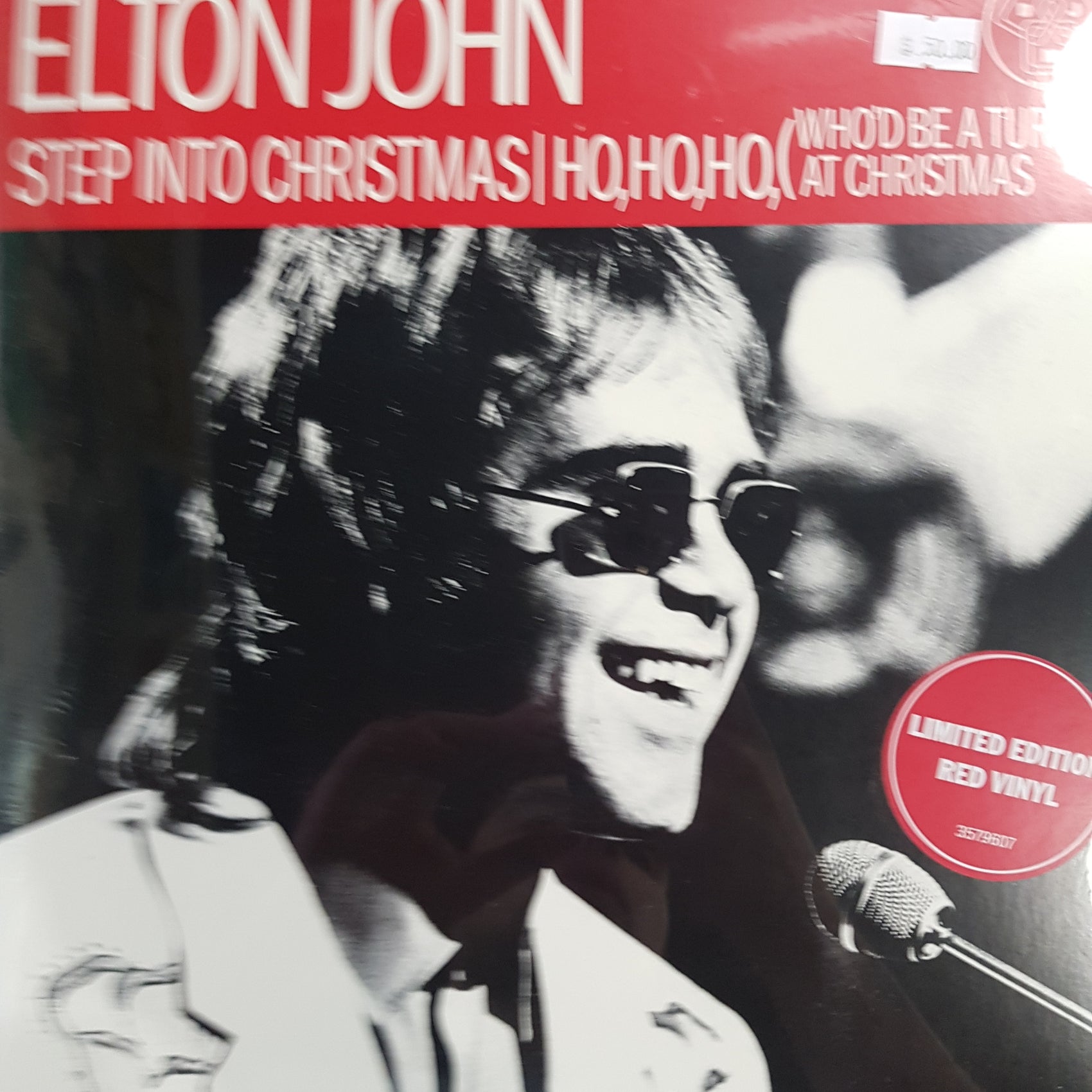ELTON JOHN - STEP INTO CHRISTMAS (RED COLOURED) (10") VINYL