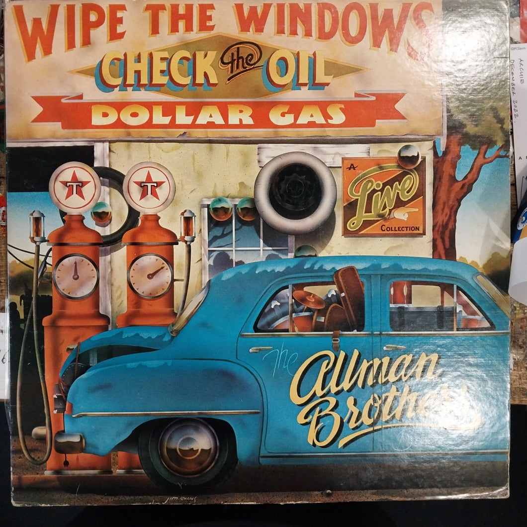ALLMAN BROTHERS BAND - WIPE THE WINDOWS CHECK THE OIL DOLLAR GAS (USED VINYL 1976 JAPAN 2LP EX+ EX)