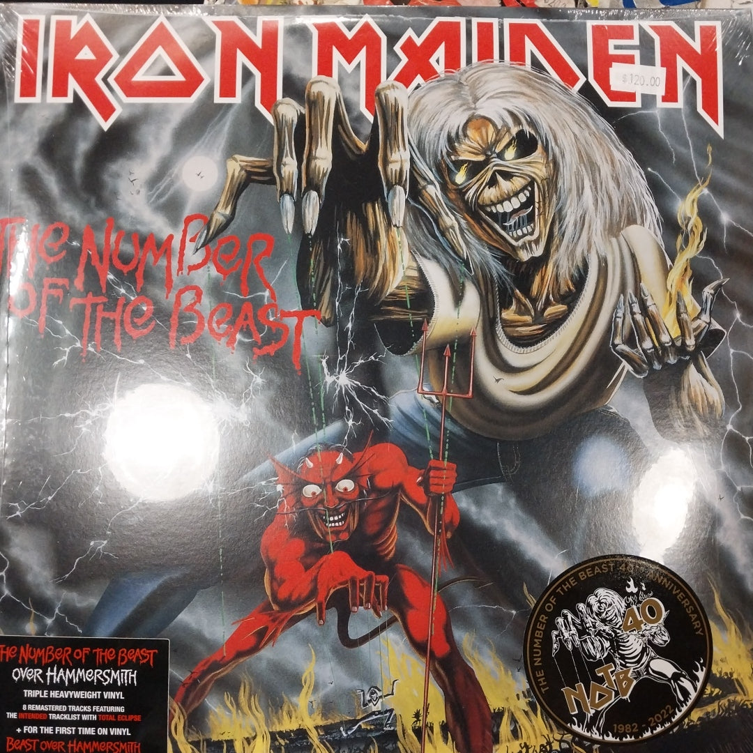 IRON MAIDEN - THE NUMBER OF THE BEAST OVER HAMMERSMITH VINYL ...