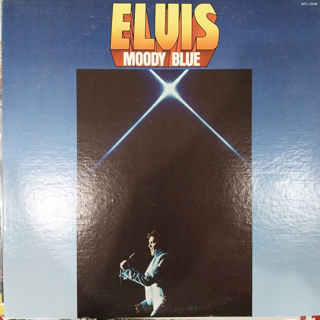 ELVIS PRESLEY - MOODY BLUE (USED VINYL 1977 U.S. M- EX+)