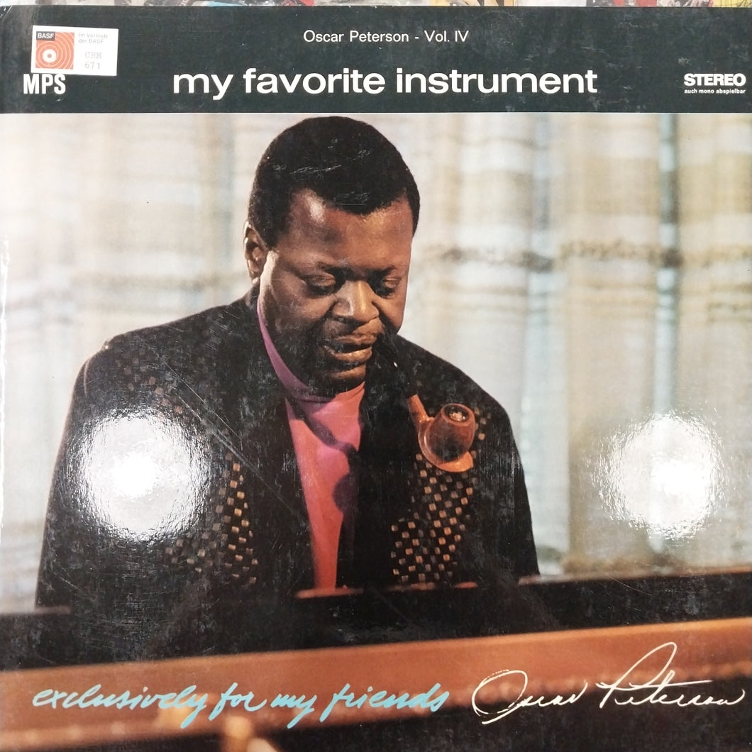 OSCAR PETERSON - MY FAVORITE INSTRUMENT (USED VINYL 1968 GERMAN M- EX+)