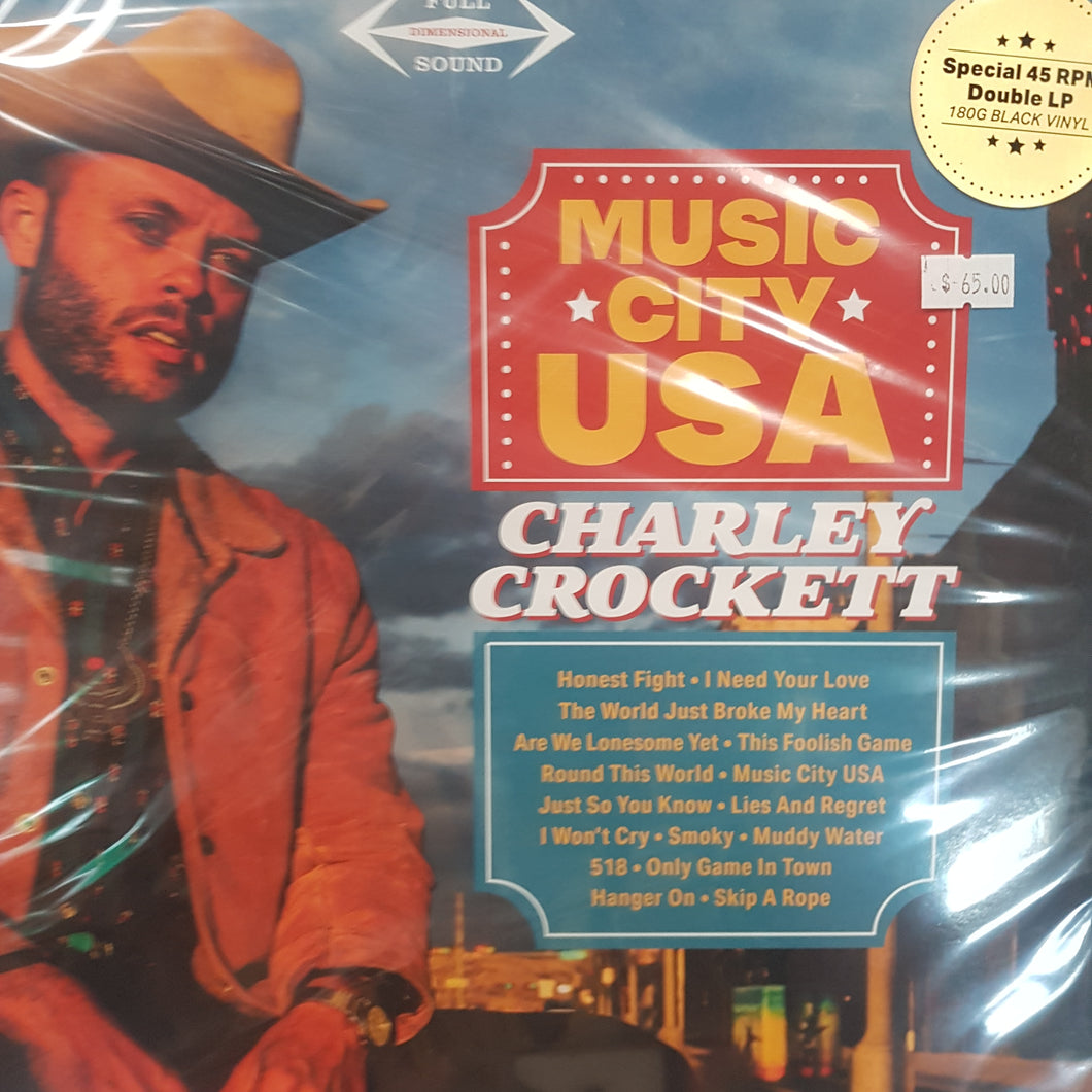 CHARLEY CROCKETT - MUSIC CITY USA (2LP) VINYL