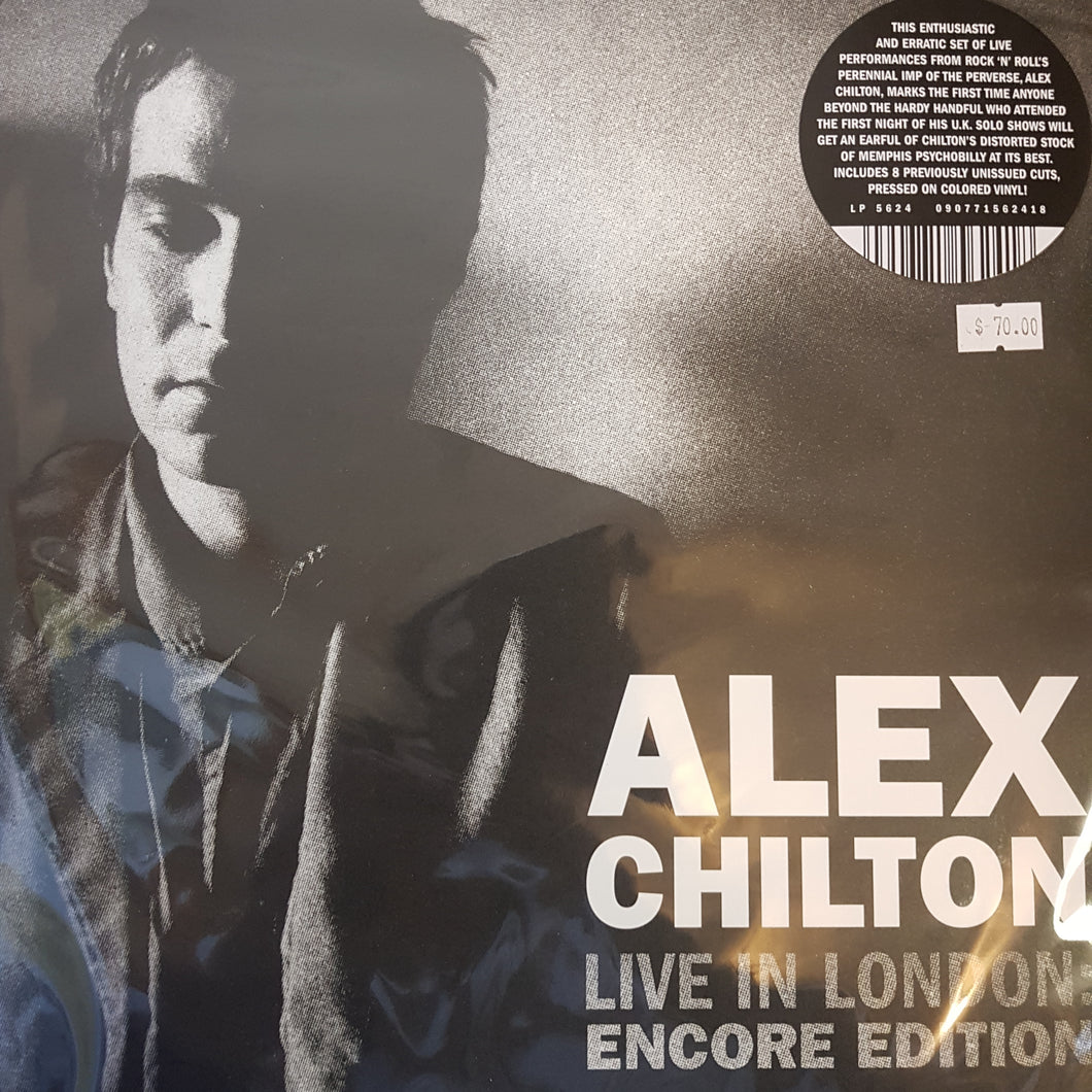ALEX CHILTON - LIVE IN LONDON: ENCORE EDITION (COLOURED) (2LP) VINYL