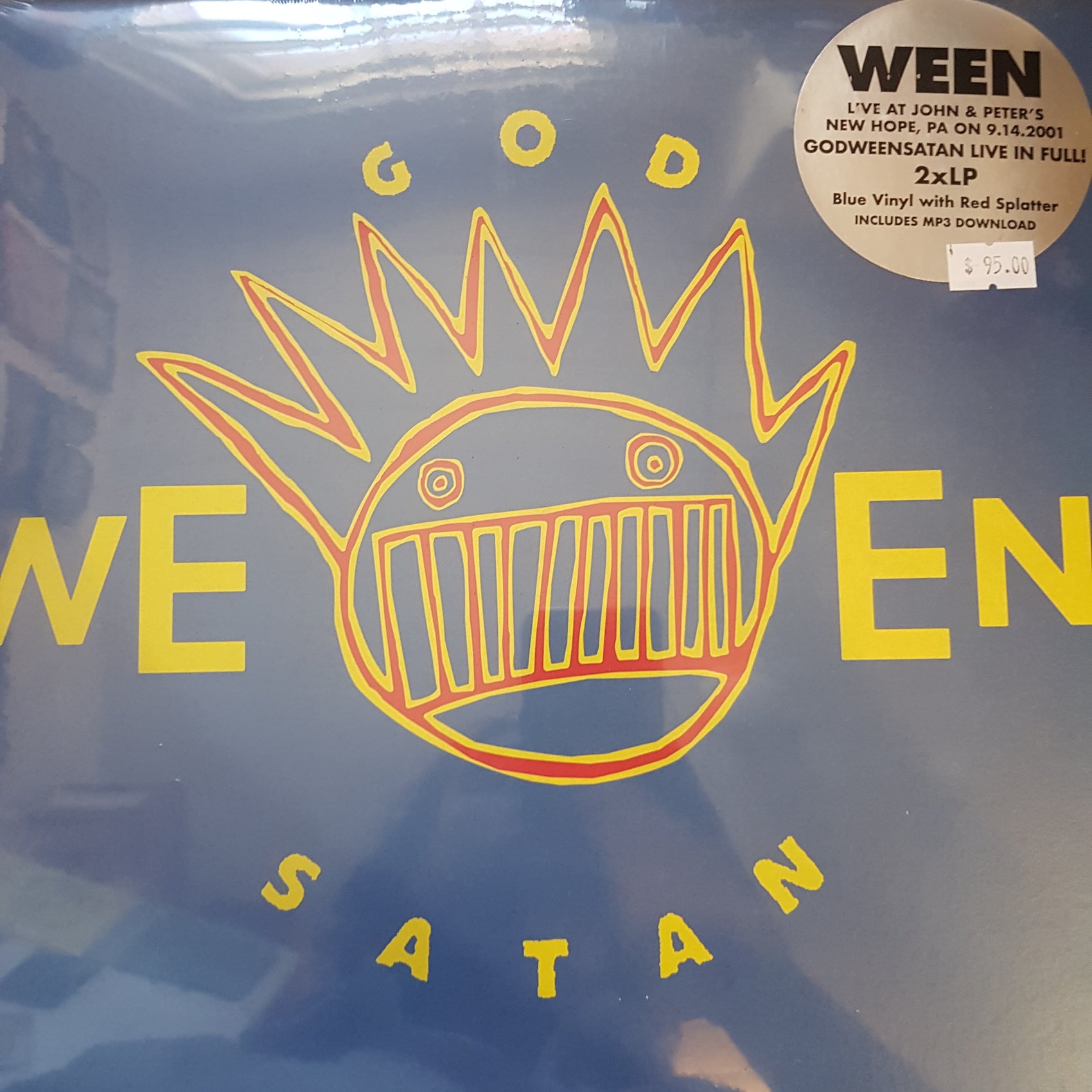 WEEN - GOD WEEN SATAN: LIVE (BLUE AND RED SPLATTER COLOURED) (2LP) VINYL