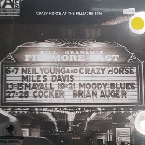 NEIL YOUNG & CRAZY HORSE - LIVE AT THE FILLMORE 1970 VINYL