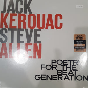 JACK KEROUAC AND STEVE ALLEN - POETRY FOR THE BEAT GENERATION (TAN COLOURED) VINYL