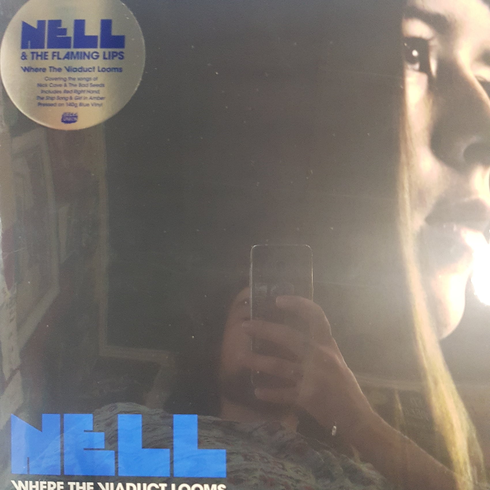 FLAMING LIPS AND NELL - WHERE THE VIADUCT LOOMS (BLUE COLOURED) VINYL