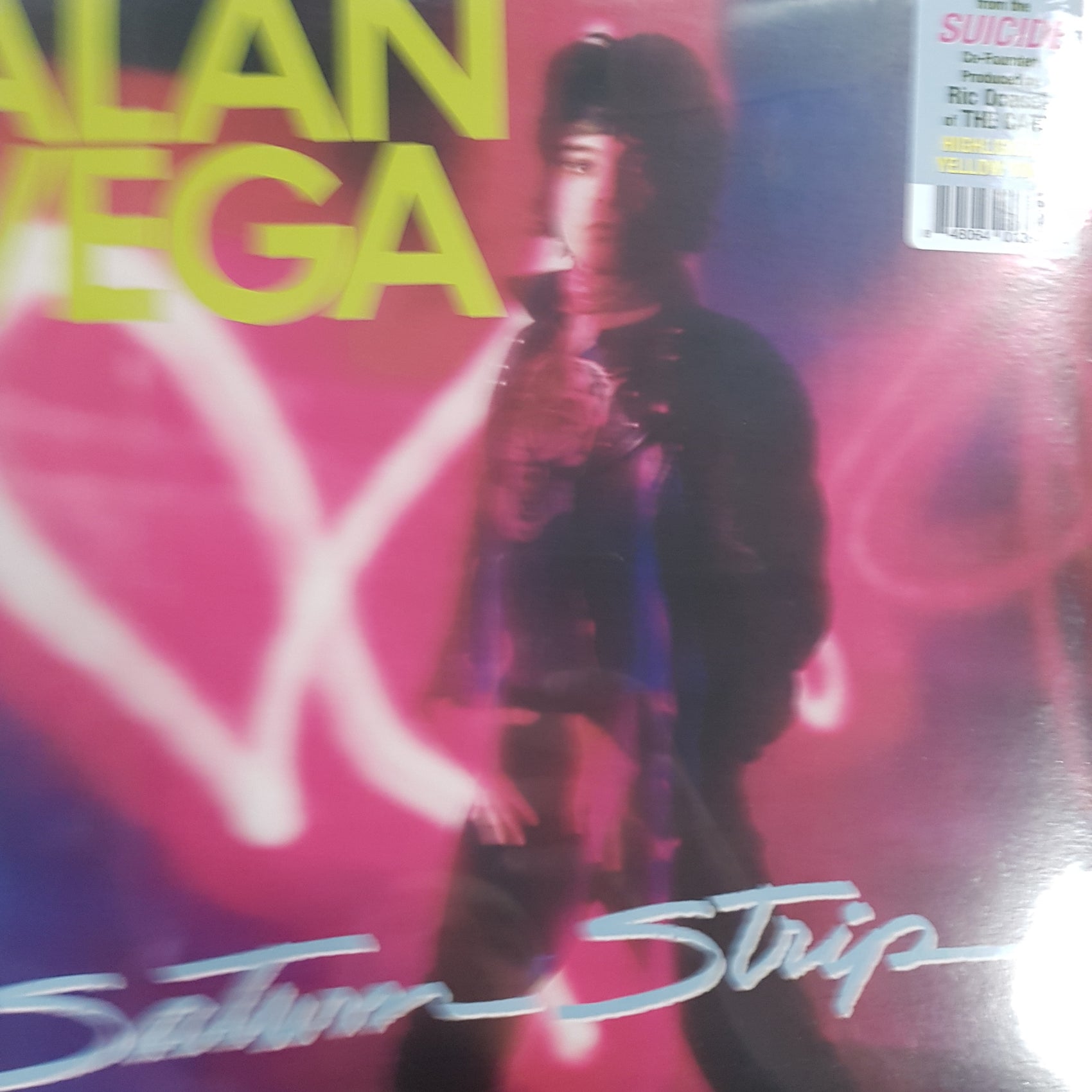 ALAN VEGA - SATURN STRIP (YELLOW COLOURED) VINYL