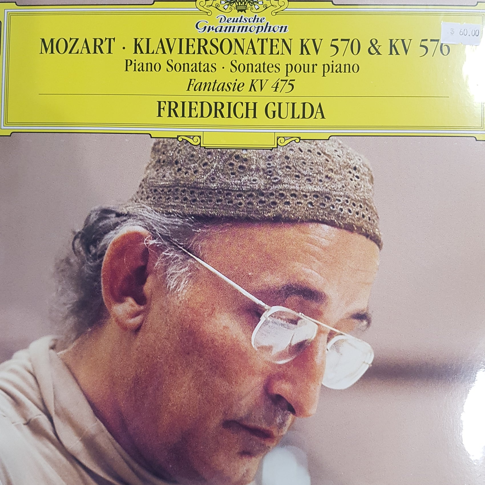 MOZART - KKLAVIERSONATENKV 570 AND 576 VINYL