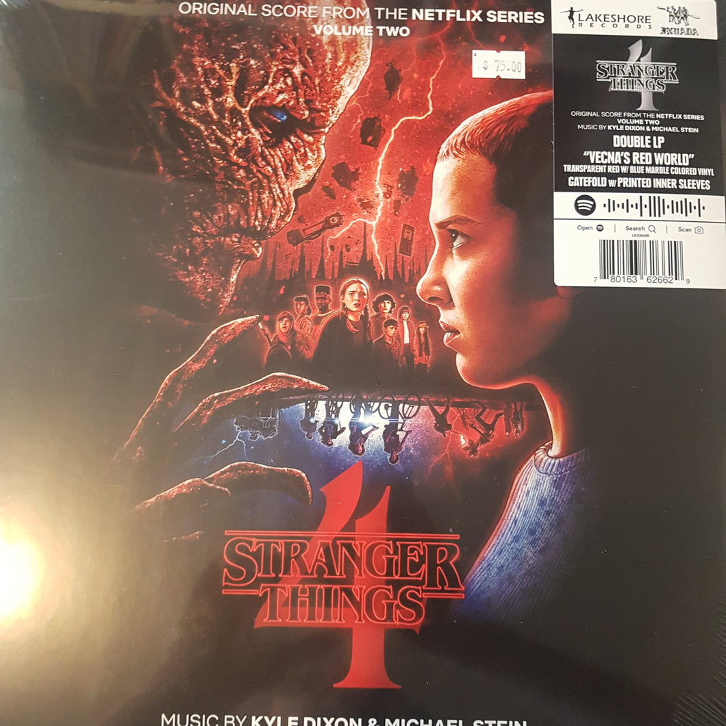 VARIOUS ARTISTS - STRANGER THINGS SEASON 4 VOLUME 2 SOUNDTRACK (RED AND BLUE COLOURED) (2LP) VINYL