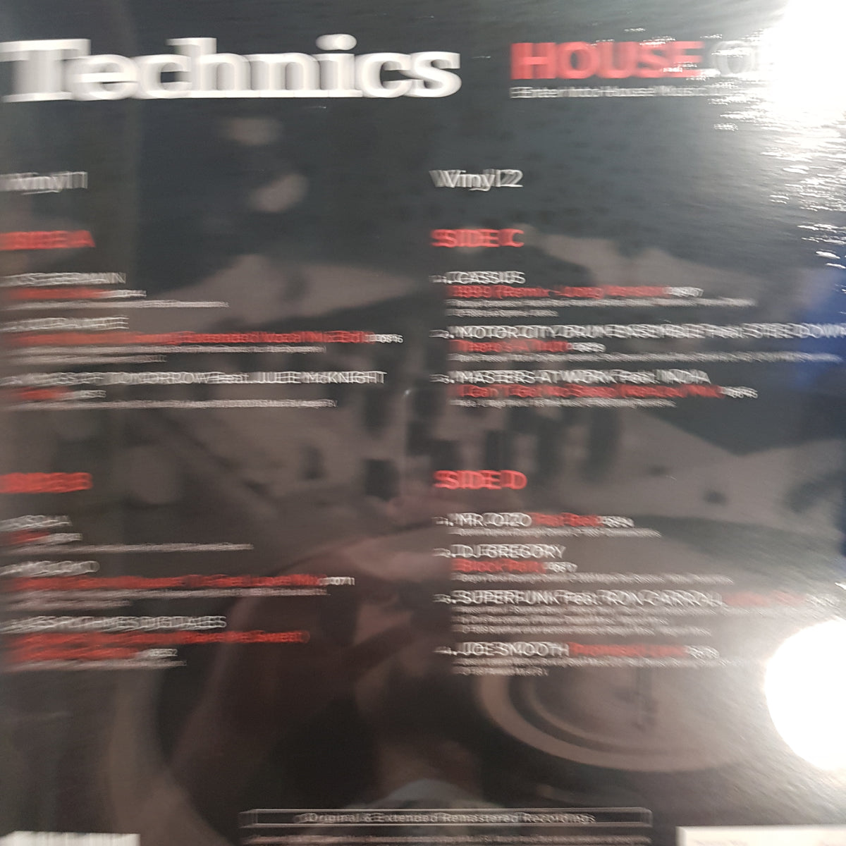 VARIOUS ARTISTS - TECHNICS HOUSE VOL 1 (2LP) VINYL