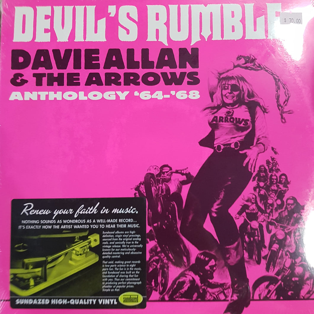 DAVIE ALLAN AND THE ARROWS - DEVILS RUMBLE (2LP) VINYL