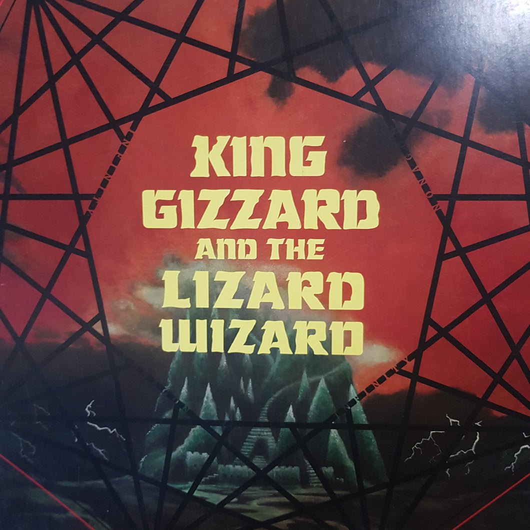 KING GIZZARD AND THE LIZARD WIZARD - NONAGON INFINITY (GREEN AND BLACK SPLATTER COLOURED) (USED VINYL 2016 US M-/EX+)