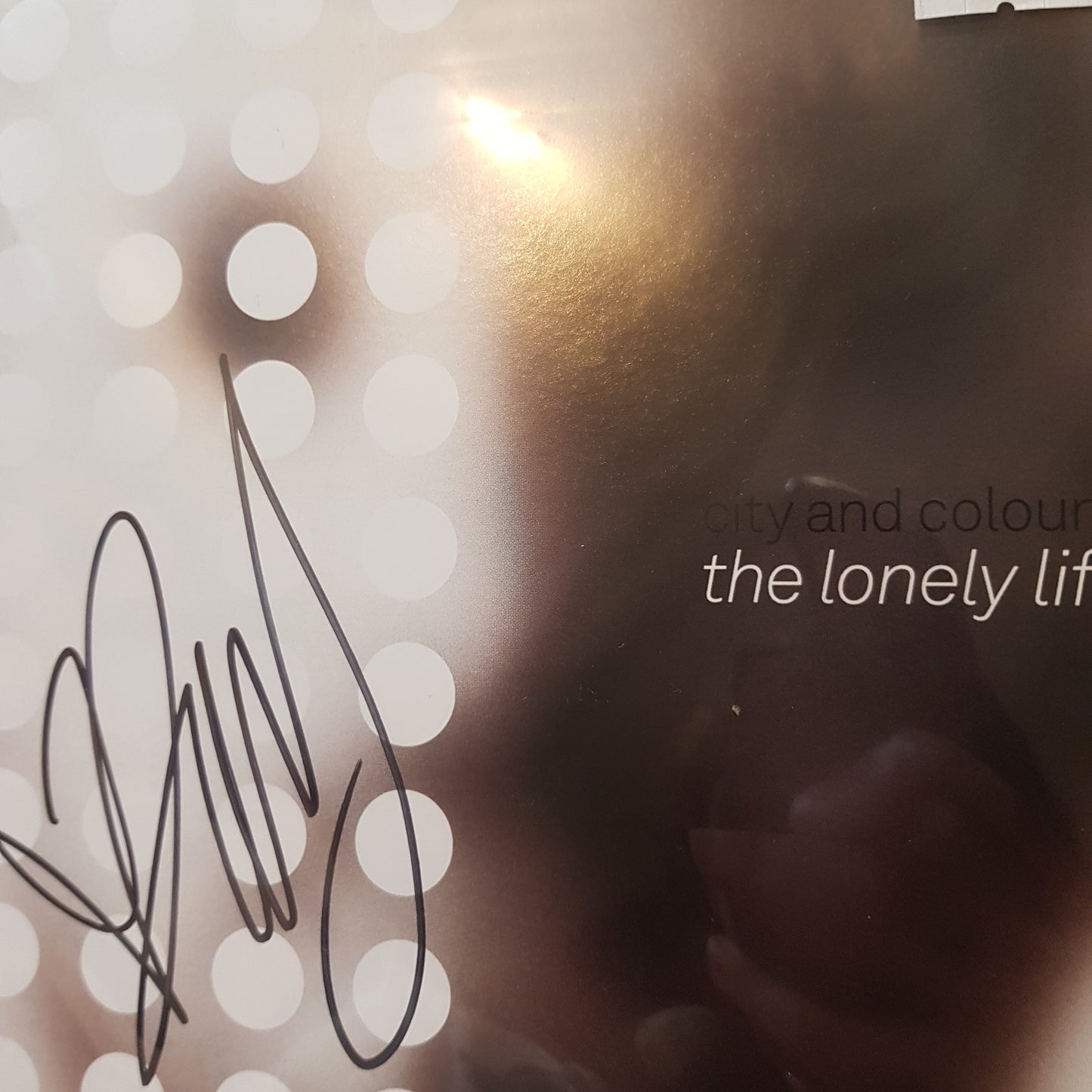 CITY AND COLOUR - THE LONLEY LIFE (7") (SIGNED BY DALLAS GREEN) VINYL