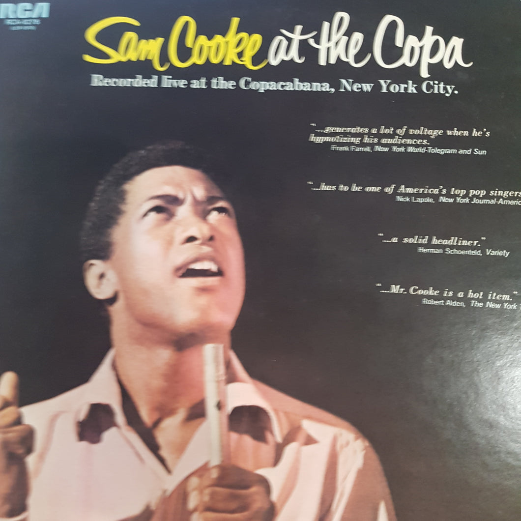 SAM COOKE - LIVE AT THE COPA (USED VINYL 1975 JAPANESE M-/EX+)