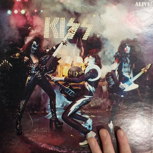 KISS - ALIVE (USED VINYL 1975 JAPAN 2LP EX+/EX EX-)