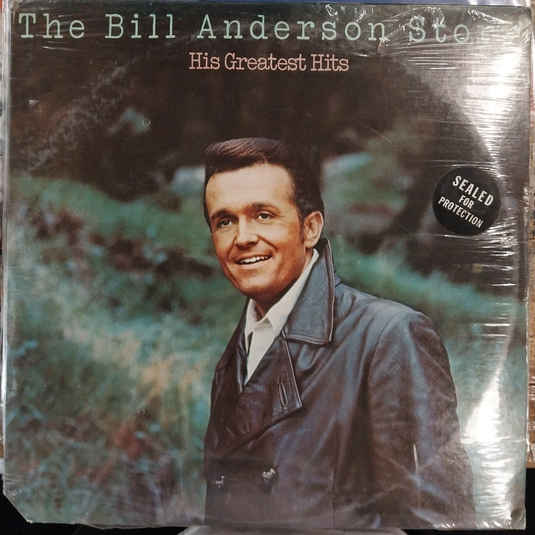 BILL ANDERSON - HIS GREATEST HITS (USED VINYL 1973 U.S. 2LP STILL SEALED)