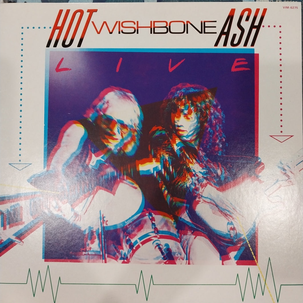 WISHBONE ASH - HOT ASH LIVE (USED VINYL 1982 JAPAN M- EX+)