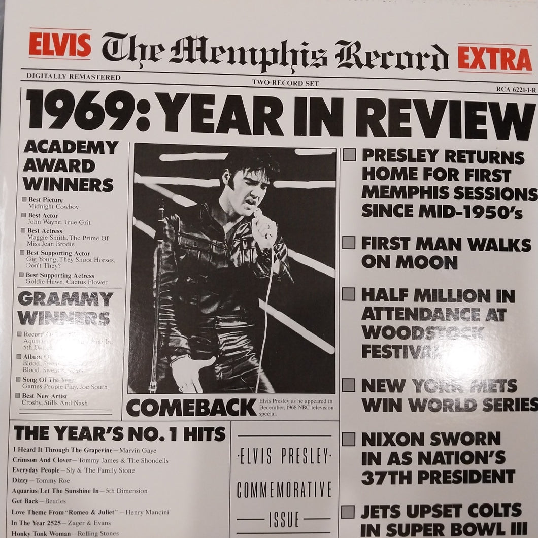 ELVIS PRESLEY - THE MEMPHIS RECORD (USED VINYL 1987 U.S. 2LP EX+ EX)