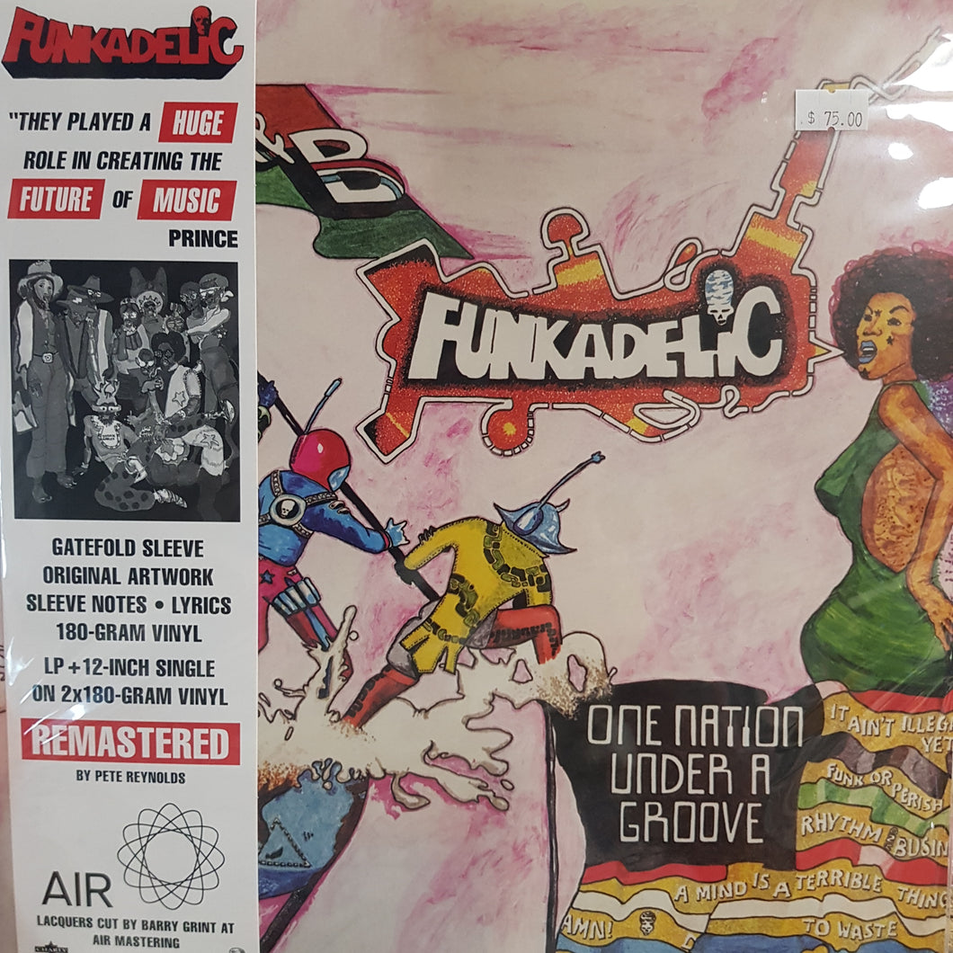 FUNKADELIC - ONE NATION UNDER A GROOVE (COLOURED) (1LP+1x12