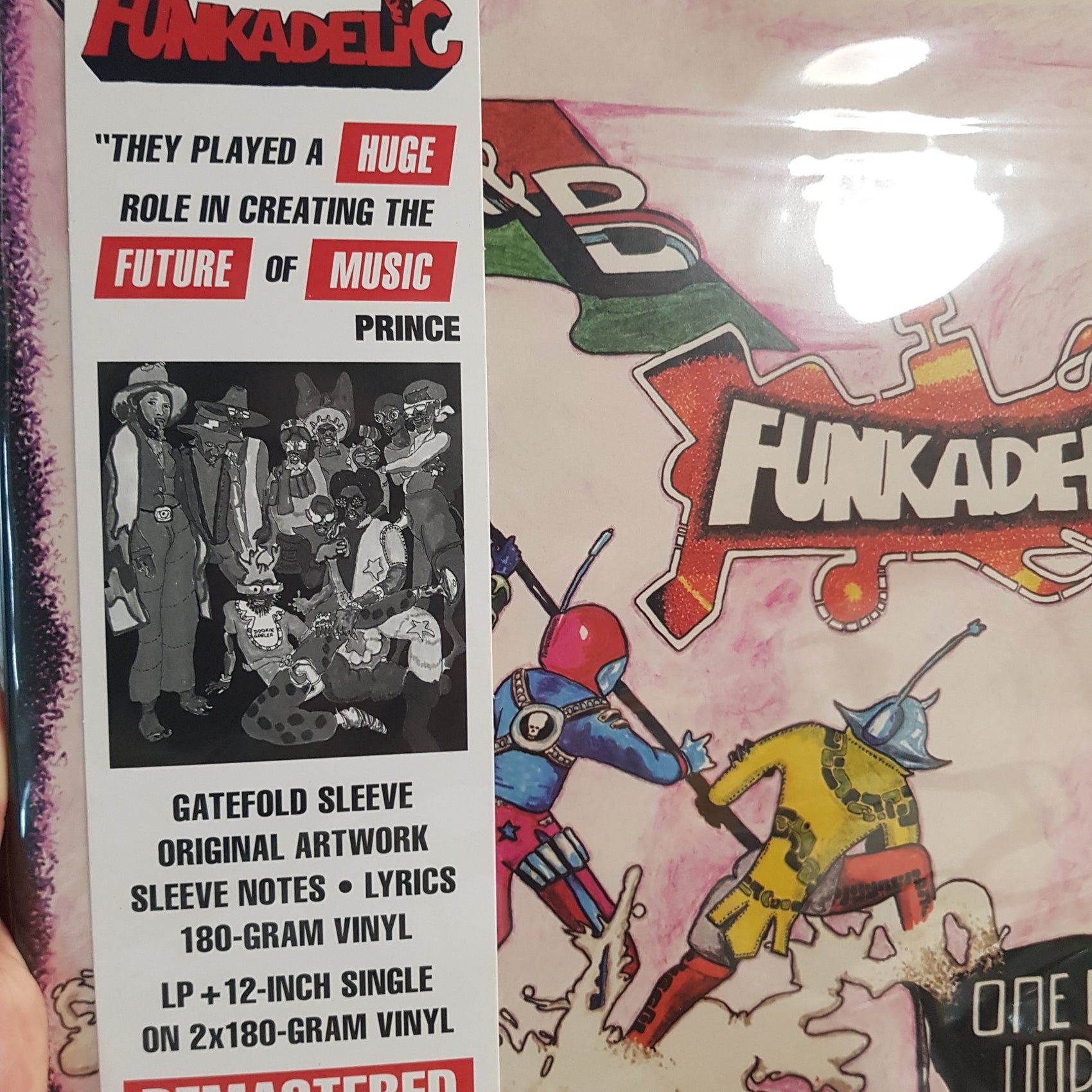 FUNKADELIC - ONE NATION UNDER A GROOVE (COLOURED) (1LP+1x12") VINYL