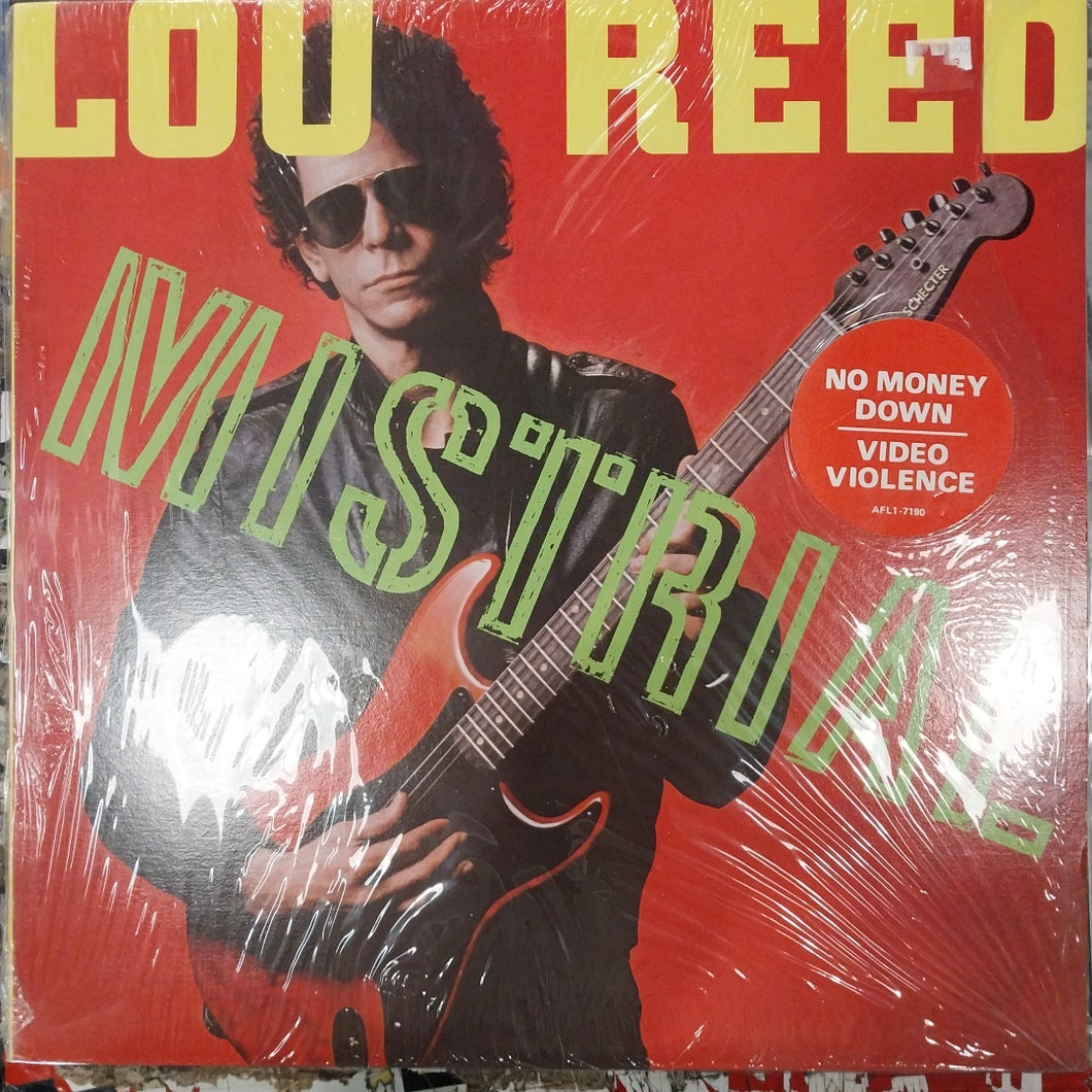 LOU REED - MISTRIAL (USED VINYL 1986 CANADA FIRST PRESSING EX+ M-)
