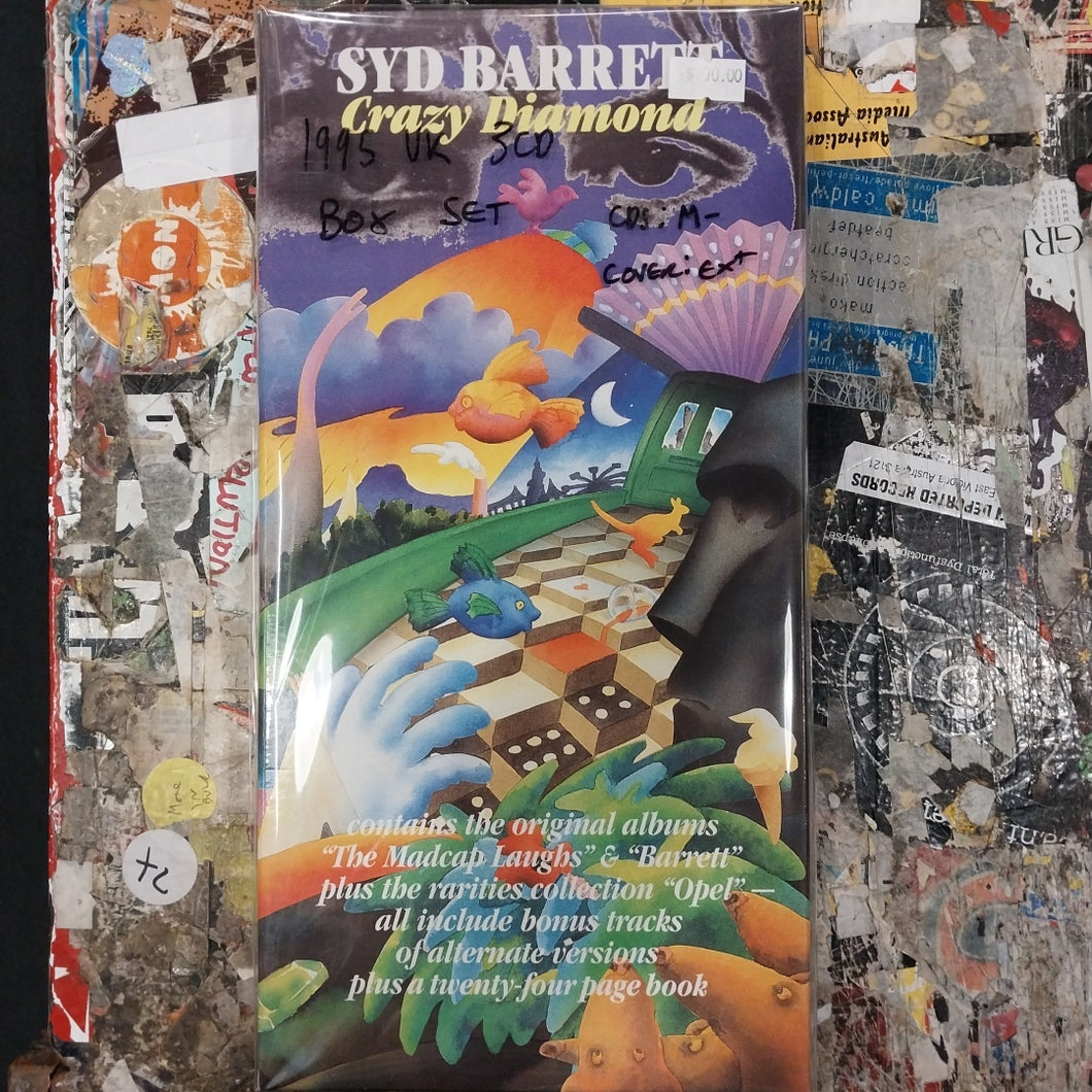 SYD BARRETT - CRAZY DIAMOND (USED 1995 U.K. 3CD BOX SET M- EX+)