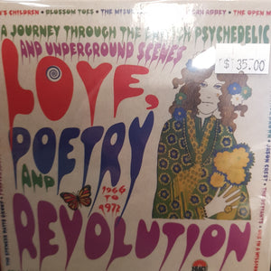 VARIOUS ARTISTS - LOVE, POETRY AND REVOLUTION (3CD) USED