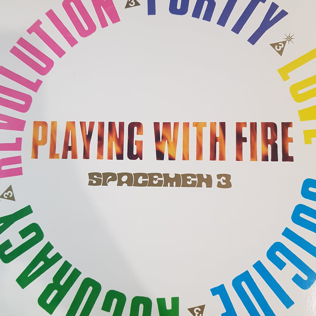 SPACEMEN 3 - PLAYING WITH FIRE (GREY COLOURED) (USED VINYL 1990 US M-/M-)