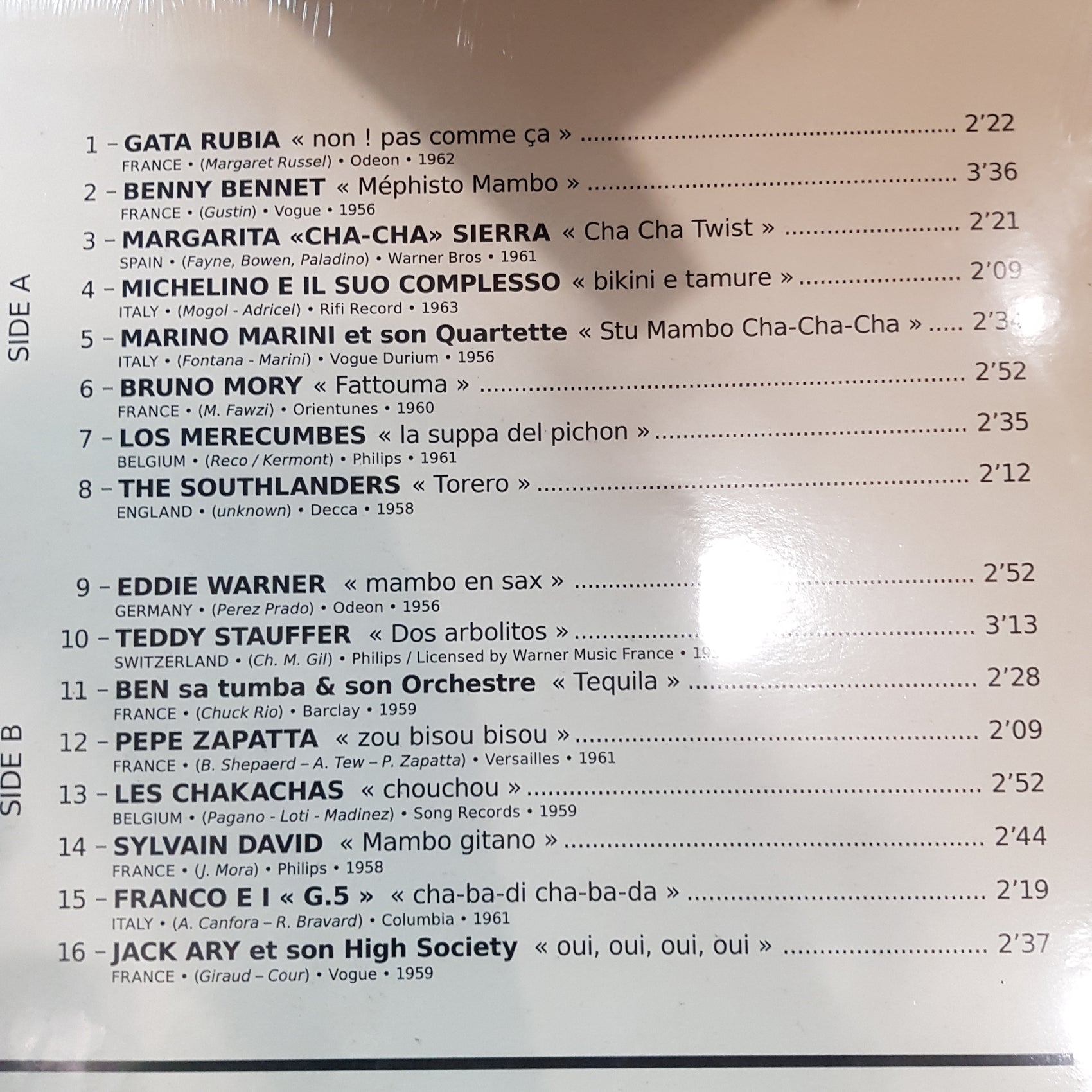 VARIOUS - MAMBO, CHA-CHA-CHA & CALYPSO VOL.4 EUROPEAN SESSION! (LP+CD) VINYL