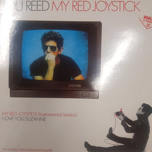 LOU REED - RED JOYSTICK (12") (WHITE COLOURED) (USED VINYL 1984 GERMAN M-/M-)