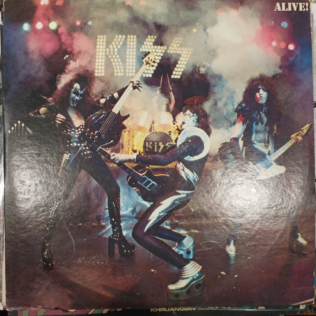 KISS - ALIVE! (USED VINYL 1976 JAPAN 2LP EX+ EX+)
