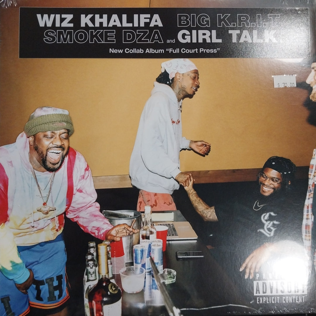 WIZ KHALIFA, BIG K.R.I.T., SMOKE DZA AND GIRL TALK - FULL COURT PRESS VINYL